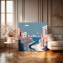 Pastellstadt am Wasser