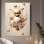 Goldene Sphären in abstrakter Eleganz