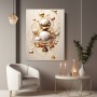 Goldene Sphären in abstrakter Eleganz