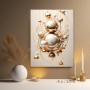 Goldene Sphären in abstrakter Eleganz