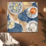 Aquarell Stillleben mit Austern und Zitronen