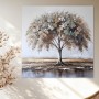 Eleganter Baum in sanften Naturtönen