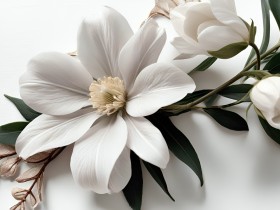 Weiße Magnolien Eleganz