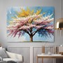 Blühender Baum in Pastellfarben