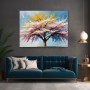 Blühender Baum in Pastellfarben