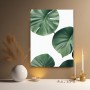 Monstera Blätter in sattem Grün