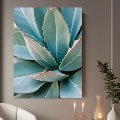 Türkise Agave Nahaufnahme