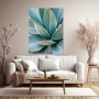 Türkise Agave Nahaufnahme