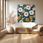 Elegante Blüten in Weiß und Gold