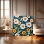 Elegante Blüten in Weiß und Gold