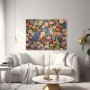 Bunte Blumenwiese in voller Blüte