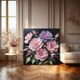 Zarte Blüten in Rosa und Violett
