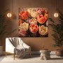 Leuchtende Tulpen in warmen Farben