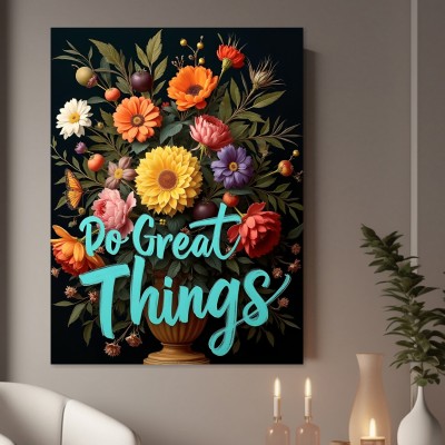 Do Great Things Blumenmotiv