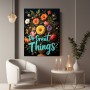 Do Great Things Blumenmotiv