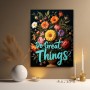 Do Great Things Blumenmotiv