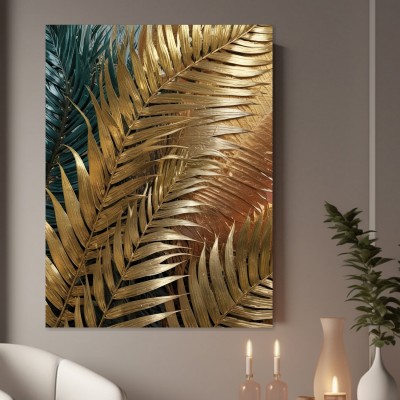 Goldene Palmblätter