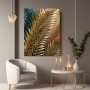 Goldene Palmblätter