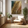 Goldene Palmblätter