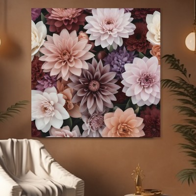 Dahlienblüten in zarten Rosé-Tönen