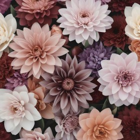 Dahlienblüten in zarten Rosé-Tönen