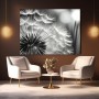 Pusteblume in Schwarz-Weiß