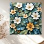 Elegante Blüten in Grün und Gold