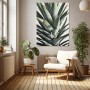Agave in sanften Grüntönen