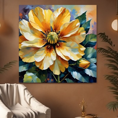 Goldene Blüte in voller Pracht