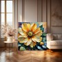 Goldene Blüte in voller Pracht