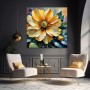 Goldene Blüte in voller Pracht