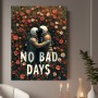 No Bad Days Astronauten im Blumenmeer