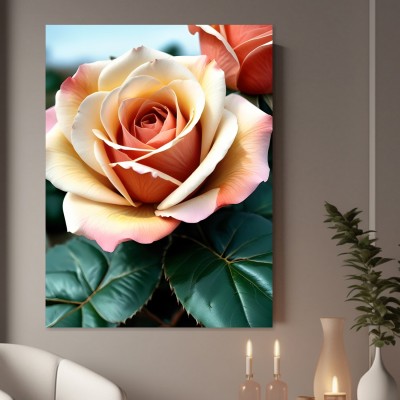 Zarte Rose in Creme und Rosé