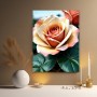 Zarte Rose in Creme und Rosé