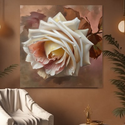 Elegante Rose in Cremeweiß