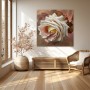 Elegante Rose in Cremeweiß