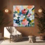 Bunte Blüten in Pastell