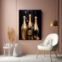 Champagner Eleganz in Gold und Schwarz