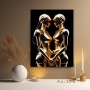 Goldene Roboter im Dialog