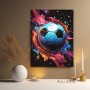 Fußball in Farbexplosion