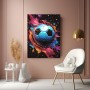 Fußball in Farbexplosion