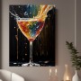 Cocktail Splash in Farbe
