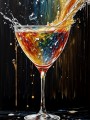 Cocktail Splash in Farbe