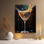 Cocktail Splash in Farbe
