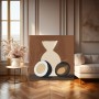Stillleben mit Vase und Kokosnuss