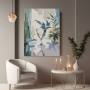 Stillleben mit Glas und Blumen