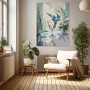 Stillleben mit Glas und Blumen