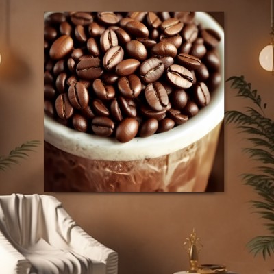 Kaffeebohnen Nahaufnahme