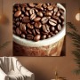 Kaffeebohnen Nahaufnahme