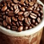 Kaffeebohnen Nahaufnahme